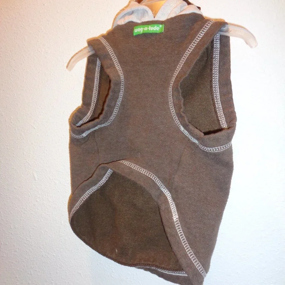Wag-a-tude BOYS RULE Dog Hoodie Size Medium